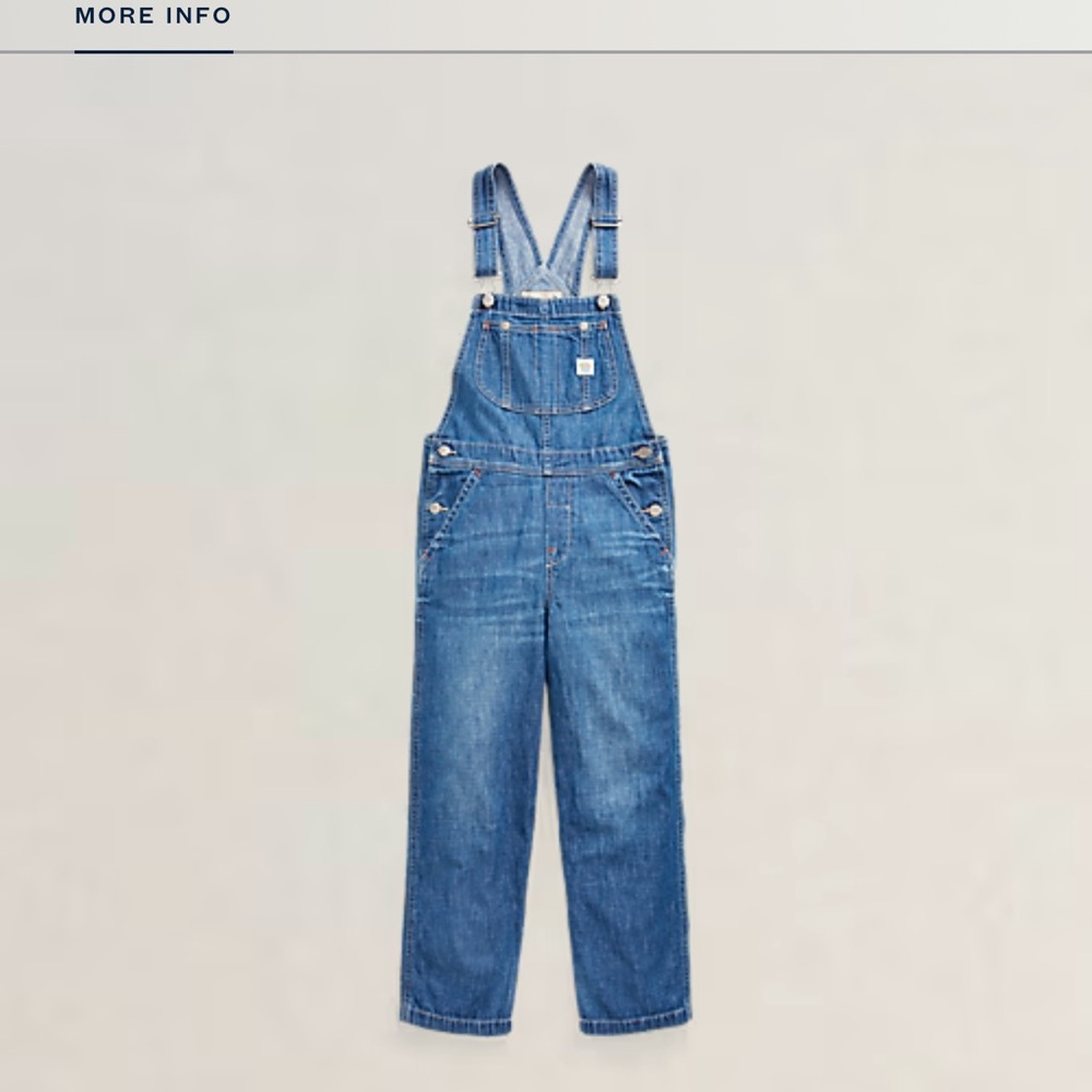 Ralph Lauren cotton denim overall, size 7
